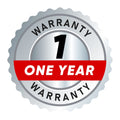 1 Year Warranty